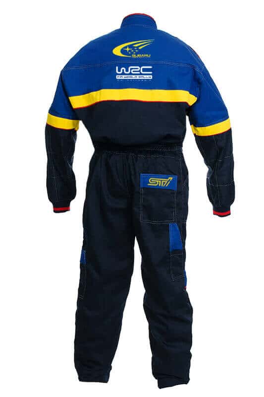 Subaru WRX STI work wear overall back