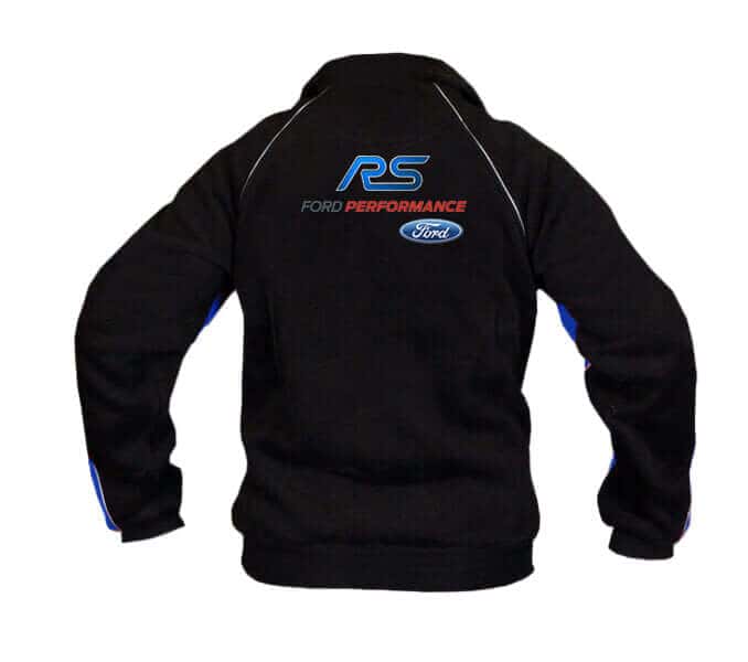 Ford RS fleece jacket blue back