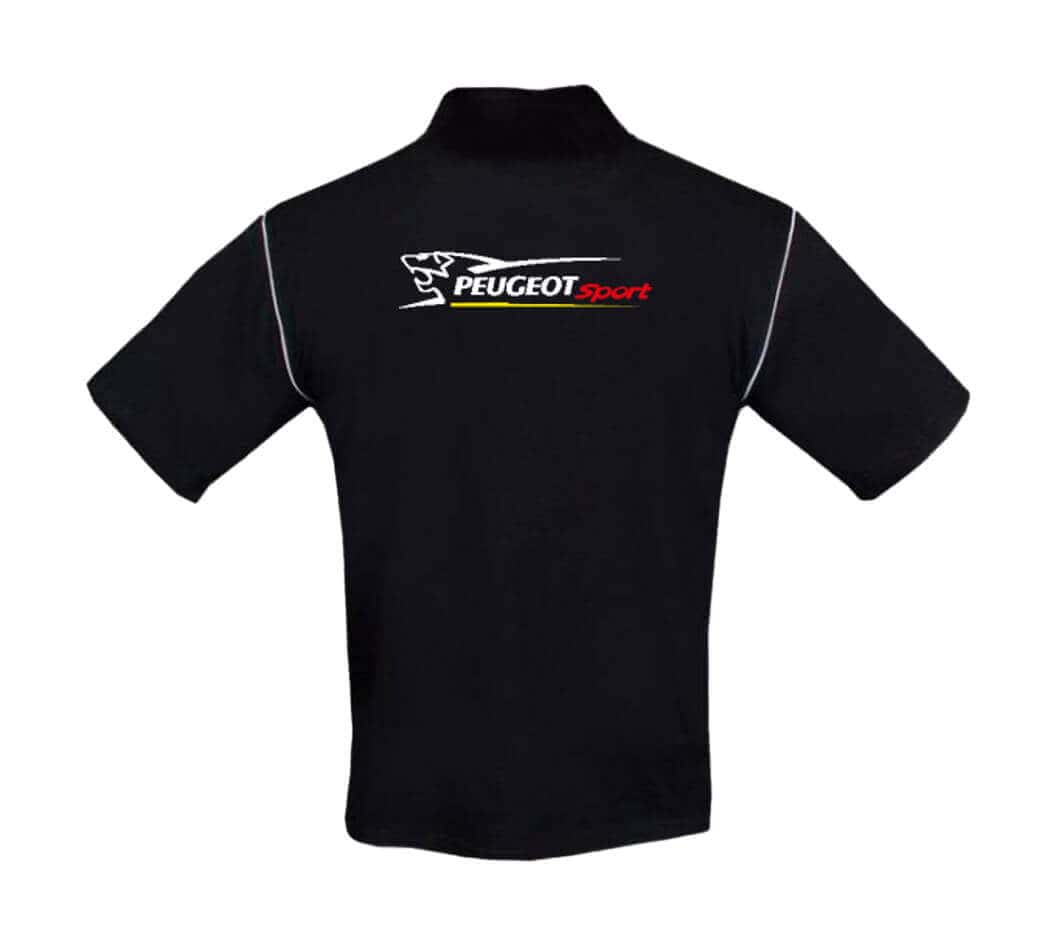 Peugeot polo shirt back