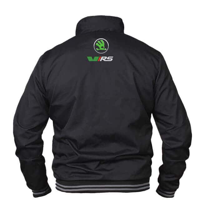 skoda bomber jacket back