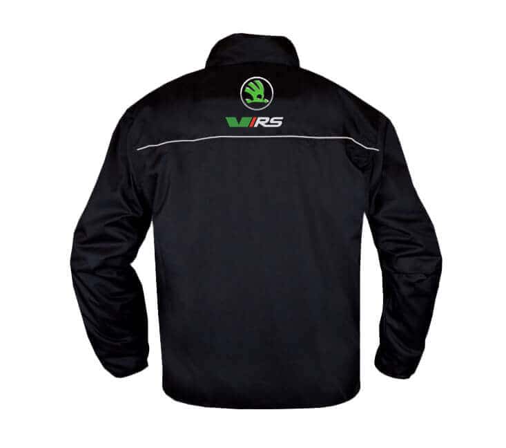 skoda vrs windbreaker jacket back