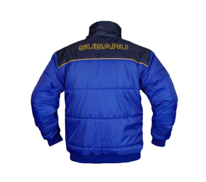 Subaru winter jacket back