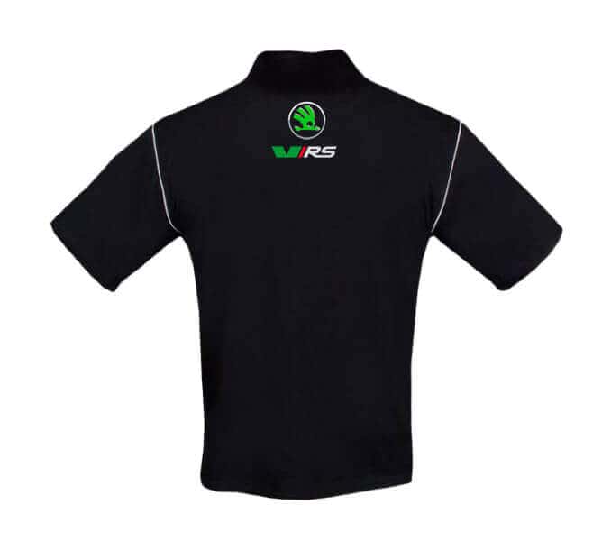 Skoda vRS polo shirt back