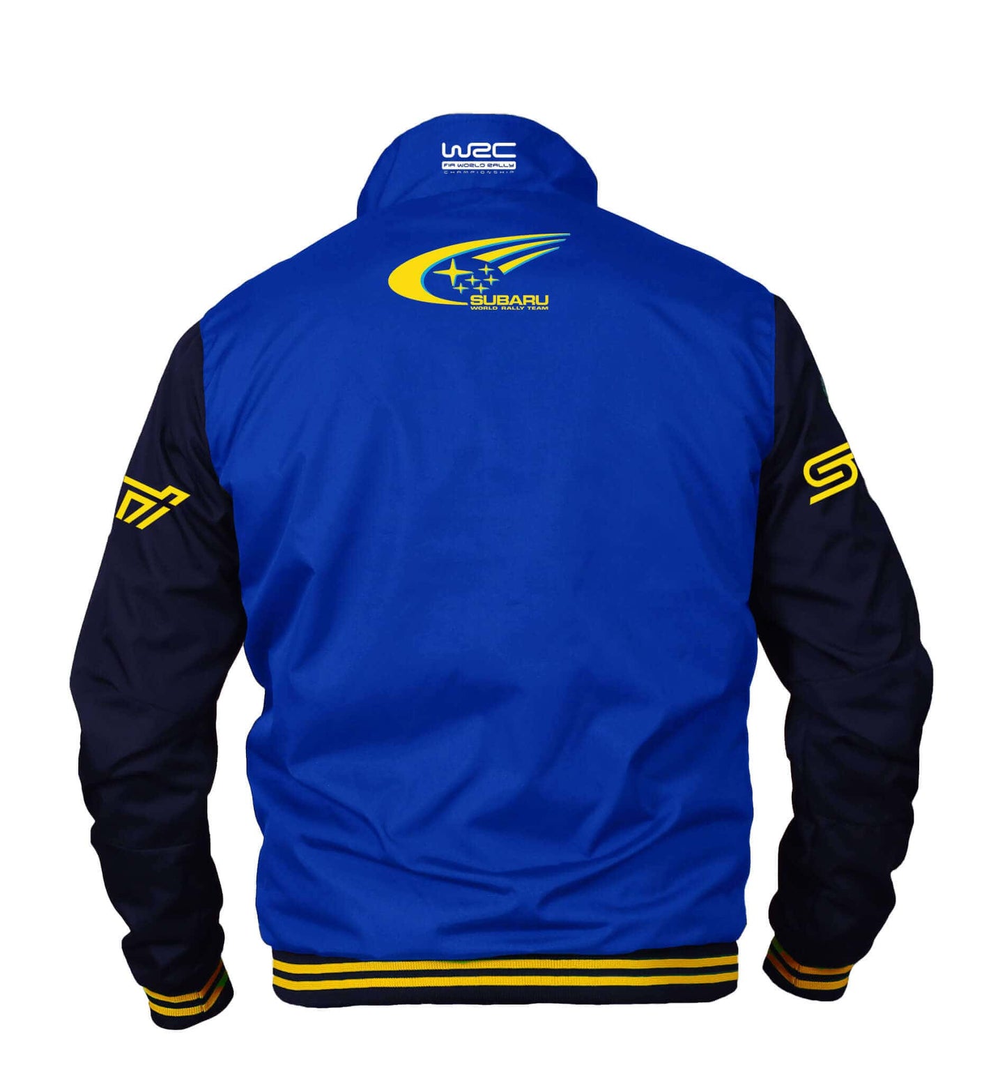 subaru bomber jacket back