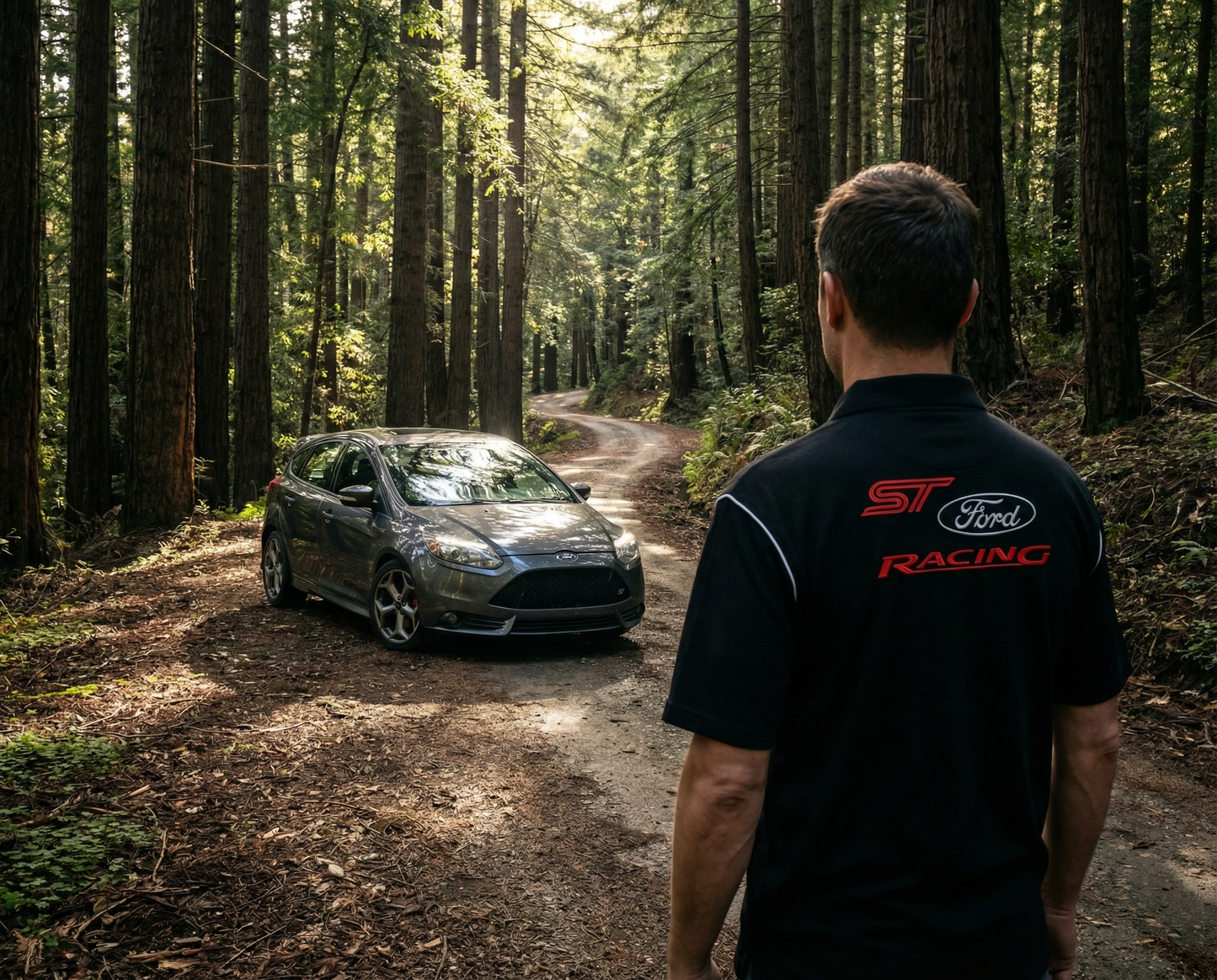 Neu Bomber jacke Ford ST Power Motorsport, gestickte Embleme, S-3XL