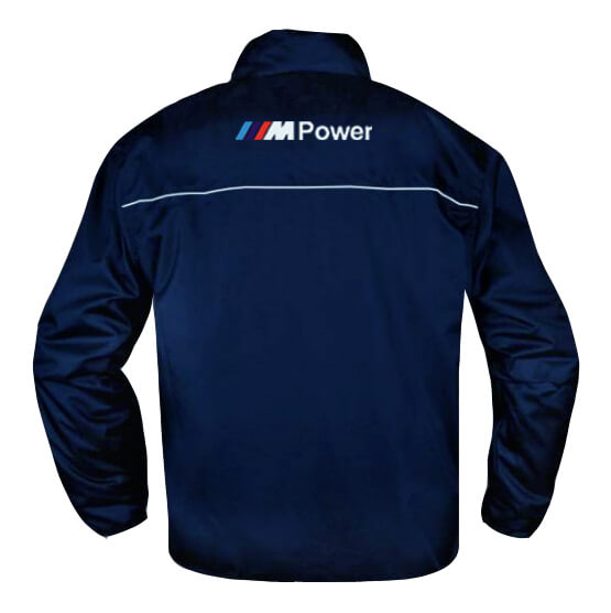 New Windbreaker Jacket BMW M Power Motorsport, embroidered emblems, S-3XL