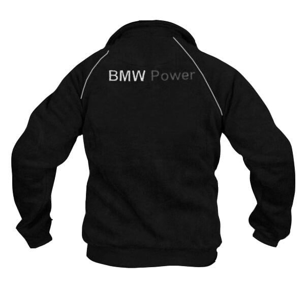 Neu Fleecejacke BMW Power Motorsport gestickte Embleme, S-3XL