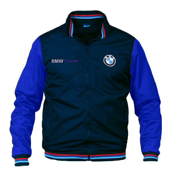 New Bomber Jacket BMW Power Motorsport, embroidered emblems, S-3XL