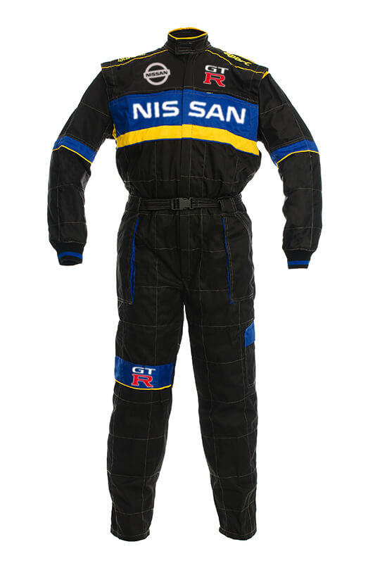 New Workwear Overall Nissan GTR Power Motorsport, embroidered emblems, S-3XL