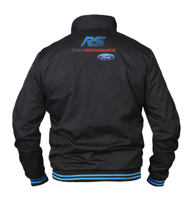 New Bomber Jacket Ford RS Power Motorsport, embroidered emblems, S-3XL