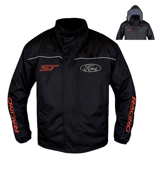 New Windbreaker Jacket Ford ST Power Motorsport, embroidered emblems, S-3XL