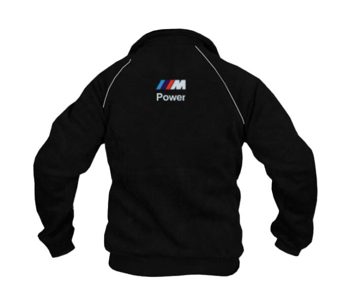 Neu Fleecejacke BMW M Power Motorsport gestickte Embleme, S-3XL