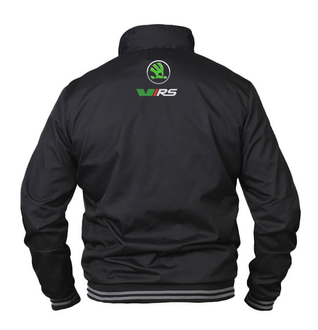 New Bomber Jacket Skoda vRS Power Motorsport, embroidered emblems, S-3XL