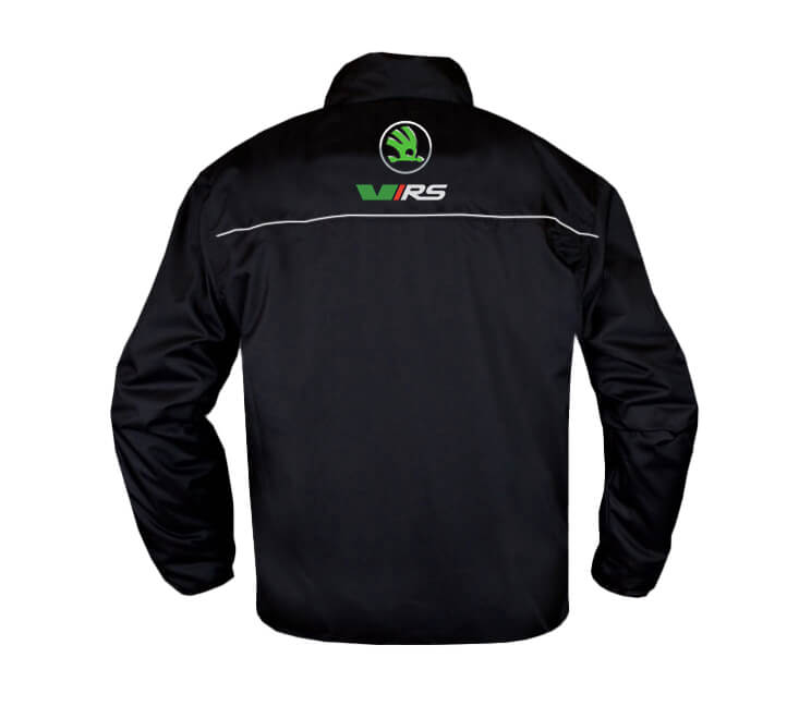 New Windbreaker Jacket Skoda vRS Power Motorsport, embroidered emblems, S-3XL