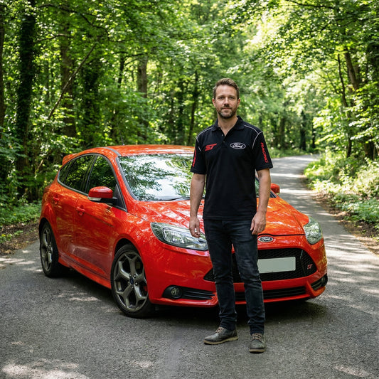 Neu Bomber jacke Ford ST Power Motorsport, gestickte Embleme, S-3XL