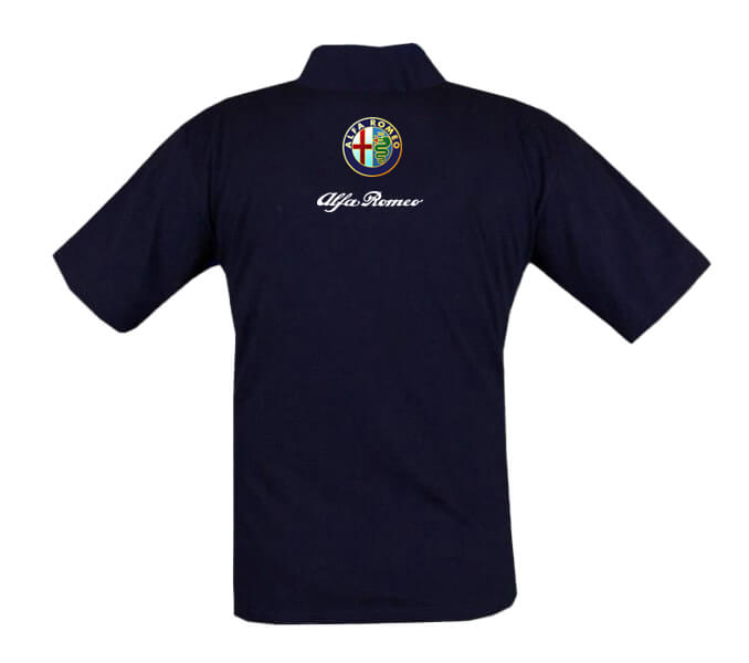 Neu Polo shirt Alfa Romeo Power Motorsport, gestickte Embleme, S-3XL