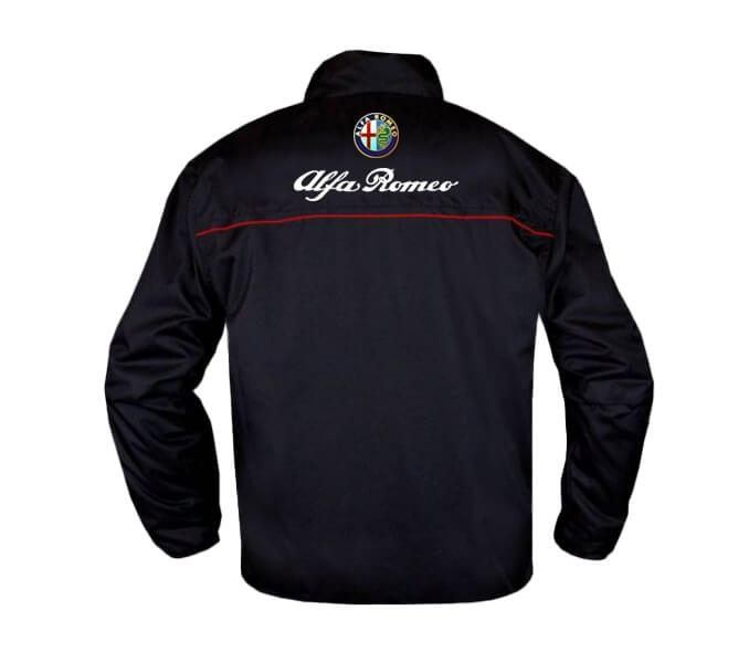 New Windbreaker Jacket Alfa Romeo Power Motorsport, embroidered emblems, S-3XL