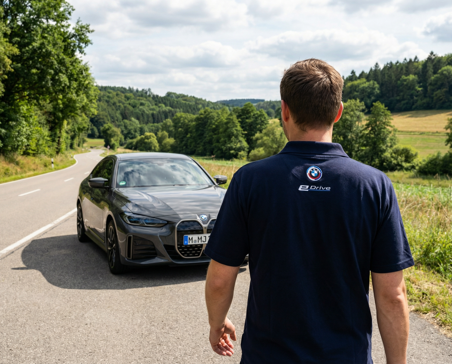 Neu Polo Shirt BMW M Power Motorsport, gestickte Embleme, S-3XL