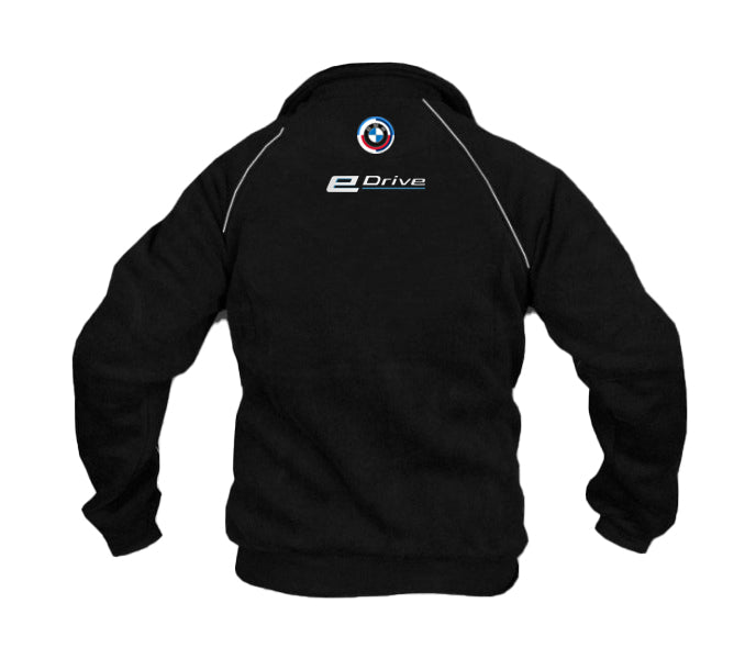 New Fleece Jacket BMW i E-drive Motorsport embroidered emblems, S-3XL