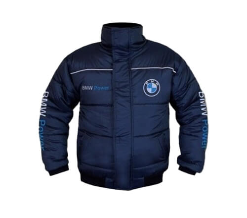 New Winter Jacket BMW Power Motorsport, embroidered emblems, S-3XL