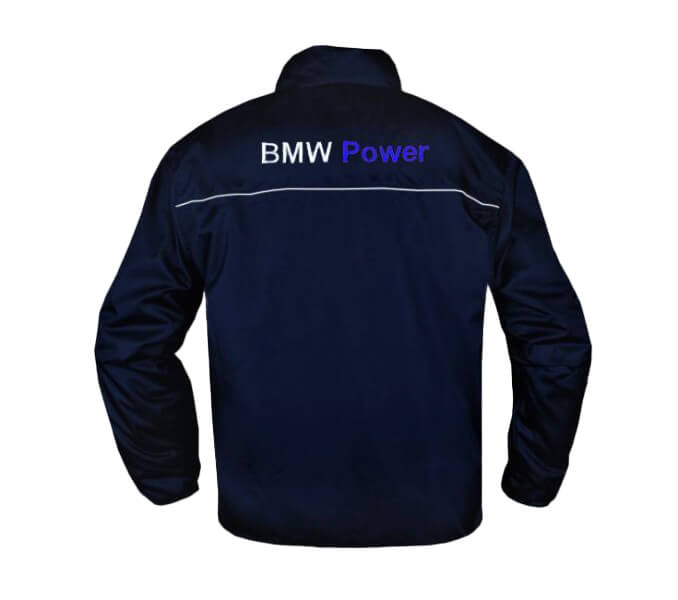 New Windbreaker Jacket BMW Power Motorsport, embroidered emblems, S-3XL