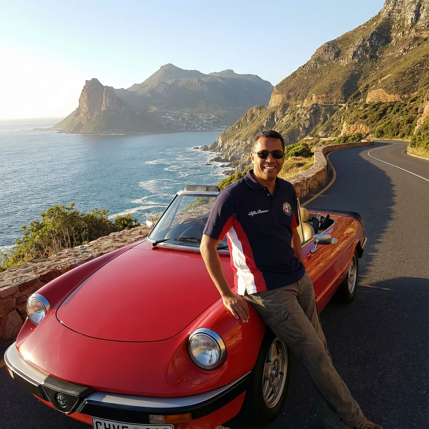 New Polo Shirt Alfa Romeo Power Motorsport, embroidered emblems, S-3XL