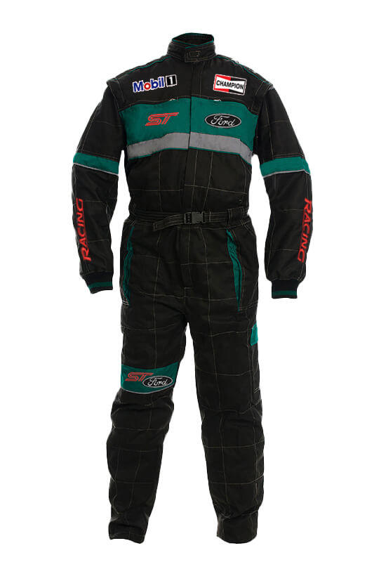 Neu Arbeitskleidung Overall Ford ST Power Motorsport, gestickte Embleme, S-3XL