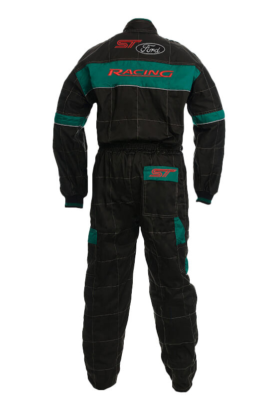 Neu Arbeitskleidung Overall Ford ST Power Motorsport, gestickte Embleme, S-3XL