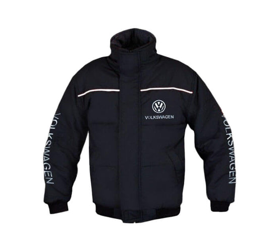 New Winter Jacket Volkswagen Motorsport, embroidered emblems, S-3XL