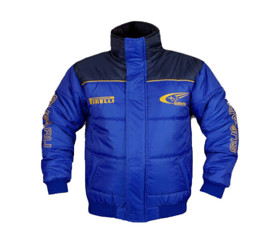 New Winter Jacket Subaru WRX STI Motorsport, embroidered emblems, S-3XL