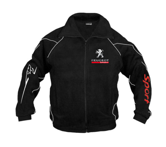 Neu Fleecejacke Peugeot Sport gestickte Embleme Bekleidung, S-3XL