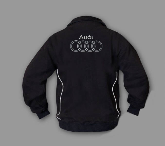 New Mens Fleece Audi Sport Jacket, Motorsport Wear With Embroidered Logos (Copy)