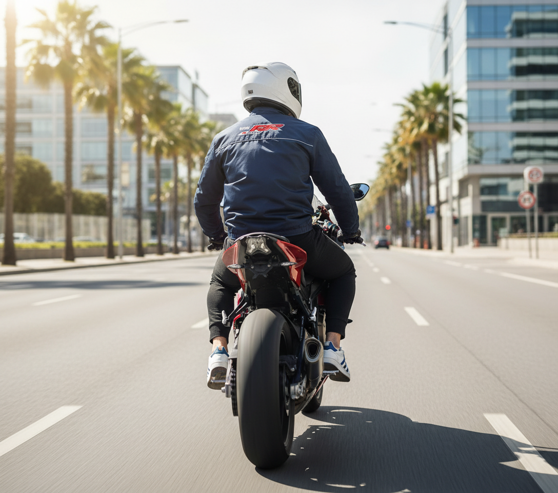 BMW S1000RR Motorsport Windbreaker Jacket – Embroidered Motorcycle Racing Apparel