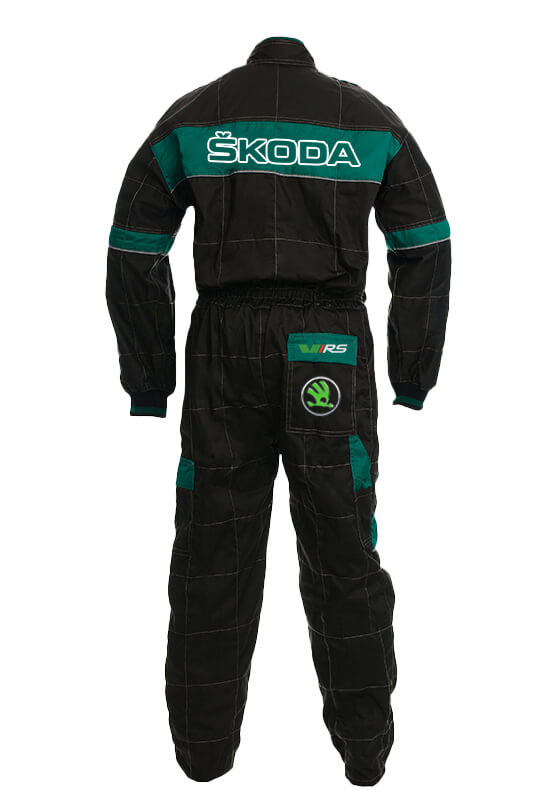 New Workwear Overall Skoda vRS Power Motorsport, embroidered emblems, S-3XL