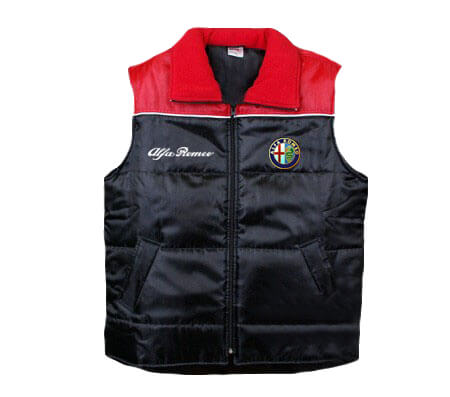 New Vest Jacket Alfa Romeo Motorsport, embroidered emblems, S-3XL