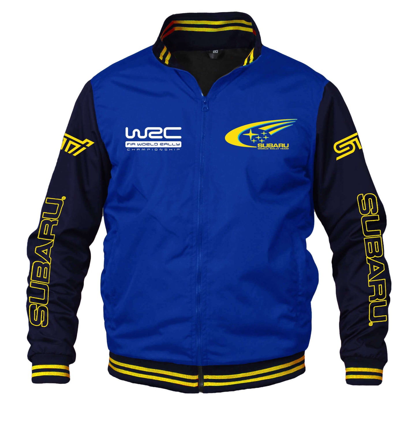 Neu Bomber Jacke Subaru WRX STI Power Motorsport, gestickte Embleme, S-3XL