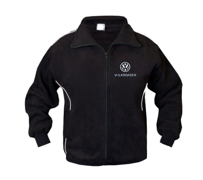 Neue Fleecejacke VW Motorsport gestickte Embleme Volkswagen Bekleidung, S-3XL