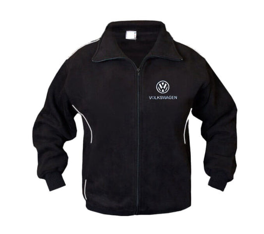 New Fleece Jacket VW Motorsport embroidered emblems apparel, S-3XL